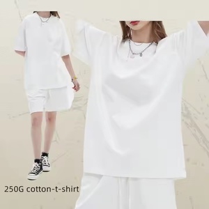 T-shirt ample pour homme en coton, épaules tombantes, vêtements de sport, logo personnalisé de qualité, t-shirt uni pour homme - Product Image 3