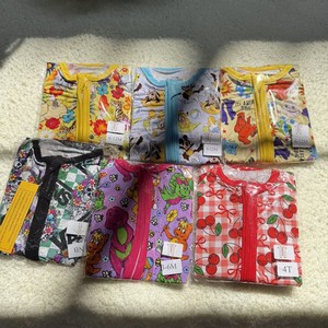 Pantalones Cortos de Bambú para Bebés con Estampado Personalizado, Cierre Doble, Talla Personalizada, Logotipo, Lavables, Pijama de Verano para Bebés y Niños Pequeños - Product Image 3