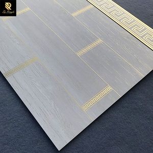 Matériaux de construction de Foshan, grande dalle de <span class=keywords><strong>carrelage</strong></span>, <span class=keywords><strong>carrelage</strong></span> antique pour maison, revêtement de sol et de mur, <span class=keywords><strong>carrelage</strong></span> en porcelaine à veinage doré mat, aspect bois blanc - Product Image 6