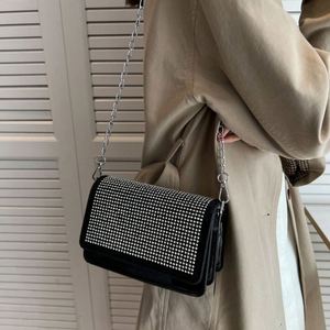 Bolso de Hombro Tipo Bandolera con Pedrería para Mujer, Nuevo Modelo de Verano, Versátil, Lleno de Diamantes, para Llevar Bajo el Brazo, Bolso de Moda - Product Image 3