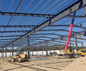 Taller de Producción de Powder Technology Co., Ltd., Fábrica de Estructuras de Acero, Almacén, Almacén de Acero Prefabricado - Product Image 1