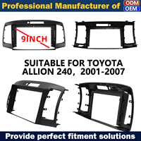Cadre de tableau de bord pour autoradio et GPS, économique, faible MOQ, pour TOYOTA ALLION 240 2001-2007, avec câblage et Canbus