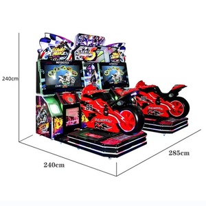 2 Player Motorbike Racing Game <b>Machine</b> Coin Operated Arcade Motion Super Bike Car Race <b>Machine</b> for Sale - Product Image 5