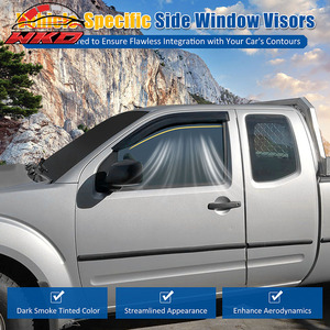 Pare-soleil et pare-pluie en acrylique pour Nissan Frontier 05-21, cabine étendue - Product Image 3