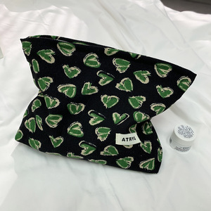 Borsa Cosmetica Vintage con Cerniera e Motivo Floreale, Portatile da Viaggio, Borsa per il Lavaggio - Product Image 6