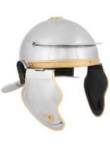 Casco de Centurión Romano de Alta Calidad, Estilo Antiguo, de Metal, para Coleccionistas, Accesorios de Disfraces y Exhibiciones en Eventos - Product Image 1
