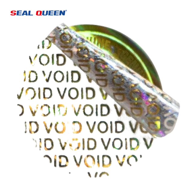 Lenticular Anti Custom logo Printed Void Tamper Proof Label Evident Custom Anti Evident Seal Security Hologram Sticker