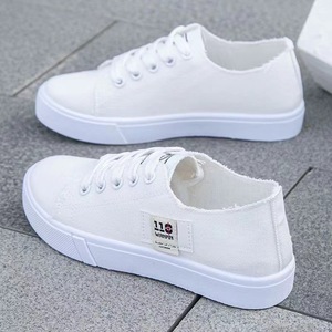 Zapatillas Deportivas Blancas Pequeñas para Mujer, Primavera Otoño, Casuales, Transpirables, Antideslizantes, Estilo Coreano, Duraderas - Product Image 2