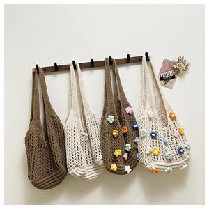 Nouvelle mode plage Crochet sacs à main évider sac <span class=keywords><strong>de</strong></span> voyage jeune dame sacs tissés - Product Image 2