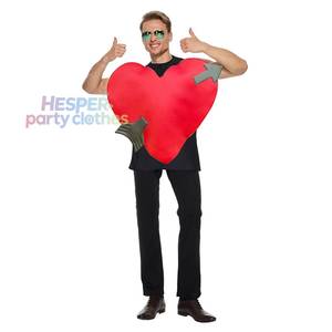 Costume de mascotte Cœur de Cupidon, dieu de l'amour, pour homme adulte, pour Halloween, cosplay, masquerade, en promotion chez HP - Product Image 1