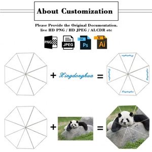 Promotional Folding Umbrella Personal Logo Sunshade Custom Logo Compact Portable Rain Automatic Windproof Umbrella With Logo - Product Image 4