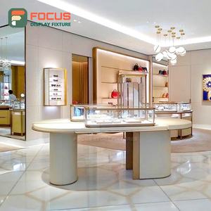 Vitrina de Joyería de Madera de Alta Gama, Mueble de Exhibición de Joyería de Lujo Moderno con Iluminación LED Premium - Product Image 1