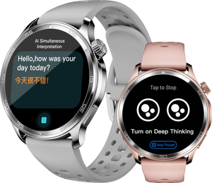 Montre connectée de traduction IA, écran tactile AMOLED 1,43 pouces, tracker d'activité étanche IP67, montre intelligente Wearfit <span class=keywords><strong>Pro</strong></span>, vente en gros - Product Image 2