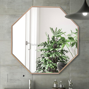 Hotel Project <strong>Mirror</strong> Bulk Order Wholesale OEM Factory Price Nordic Style Rose Gold Home Decor Wall <strong>Octagonal</strong> Shaped <strong>Mirror</strong> - Product Image 5