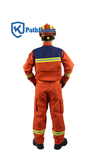 Зимняя огнестойкая форма пожарного из арамида, спецодежда пожарного, костюм для аварийно-спасательных работ - Product Image 4