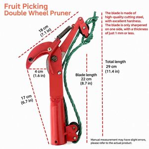 Élagueuse télescopique économique pour arbres fruitiers, cisaille à branches haute portée, scie à branches, coupe-branches en acier pour travaux de jardinage - Product Image 6