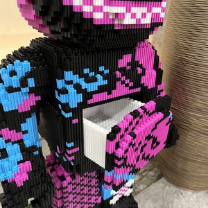 Micro bloques de construcción de oso para niños, <span class=keywords><strong>Mini</strong></span> piezas de montaje Moc, bloques de construcción, figuras de juguetes para regalo - Product Image 4