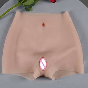 Travestis Shemale goma silicona Vagina Boxer bragas hombre Graff pene ocultar ropa interior para Ladyboy hombre a mujer - Product Image 6