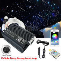 Kit de plafond étoilé pour voiture avec fibres optiques intelligentes, effet étoile filante et éclairage scintillant