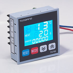 टुओबांग टी700 प्लास्टिक एलसीडी तापमान नियंत्रक टाइमर काउंटर औद्योगिक गर्मी हस्तांतरण मशीनों के लिए 0-999 पाई थर्मोस्टेट - Product Image 3