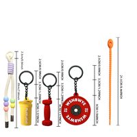 Plaques de poids de compétition bricolage Sublimation 3D équipement de Fitness de gymnastique ensemble de quatre pièces Kettlebell Gusseisen corde creuse porte-clés