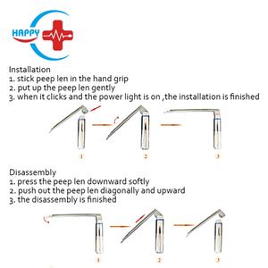 Laryngoscope médical vétérinaire HC-R050, laryngoscope pour animaux - Product Image 4