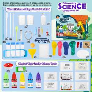 Frontier Color Children'S Kids <b>Toy</b> Set Experimental Sets 268 Diy Kid Science Experiment Kits <b>Toy</b> for Playing - Product Image 6