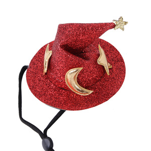 Vật Nuôi Nhỏ Mini Phù Thủy Trang Phục Hat Dễ Thương Cosplay Ăn Mặc Halloween Wizard Hat Với Dây Đeo Đàn Hồi Cho <span class=keywords><strong>Hamster</strong></span> Guinea Lợn Chồn - Product Image 2