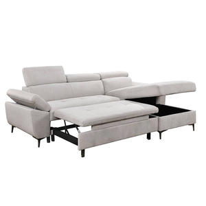 Canapé en L modulaire gris turc Promo canapé-lit sectionnel lit convertible pivotant Design moderne inclinable pour hôtels salon - Product Image 3