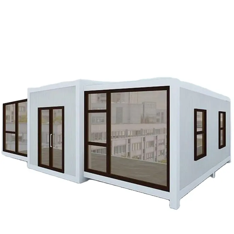 White Colla psible Container Container Kit Haus Winzige Kapsel 40Ft Container häuser zu vermieten Orange