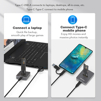 Boîtier de Disque SSD NGFF NVMe M.2 NVMe/SATA, Adaptateur M.2 SSD, Station d'Accueil pour Disque SSD NVMe et SATA M.2