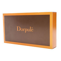Caja Rígida de Cartón Corrugado Plateado con Materiales Reciclados, Forro de Esponja con Relieve, Impresión de Logotipo Personalizado Hecho a Mano, Regalo Personalizable