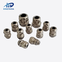 NPT1/2 G1/4 M20 PG11 PG13.5 PG M G NPT 스레드 나일론 케이블 글랜드 커넥터 IP68 방수 전기 플라스틱 케이블 글 랜드