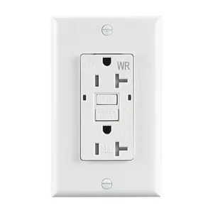 US certified GFCI Socket 20A Duplex TR WR power protection