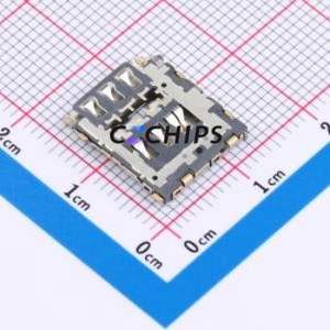 HYCW312-SIM07-150B SIM Card Connector SMD Connector Card Tray Type Nano SIM Card Card Holder With Card Detection - Product Image 2