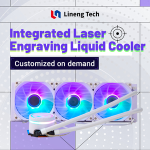 Refroidisseur d'<span class=keywords><strong>eau</strong></span> pour processeur ARGB 360 mm LinengCooling, refroidissement AIO efficace et haute performance pour PC de bureau, vente en gros - Product Image 2