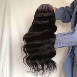 Can Be Bleached Dark Purple Lace Frontal Wigs Transparent Hd Lace Wig High Density Full Lace Front Virgin Human Hair Wigs