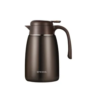 2000ml CAYI BPA Free High Capacity Double Wall Vacuum Insulated Stainless Steel Water Coffee Pot