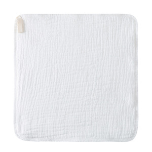 Serviette de bébé multi-usage en coton mousseline épaisse, imprimée en couleur unie, écologique, pour usage domestique - Product Image 4