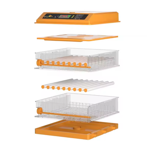 Incubadora <span class=keywords><strong>de</strong></span> Huevos Totalmente Automática, Nueva, con Capacidad para 64-192 Huevos, Doble Potencia 220V, Plástico PP, para Incubar Pollos y Gansos - Product Image 3
