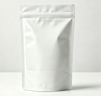 Sacs Mylar en aluminium mat anti-odeur personnalisés avec logo fournisseur pour bonbons, herbes, snacks, qualité alimentaire, pochette verticale