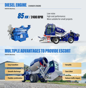 3.5～4.0立方メートルの移動式自走式セメントコンクリートミキサー車販売 - Product Image 2