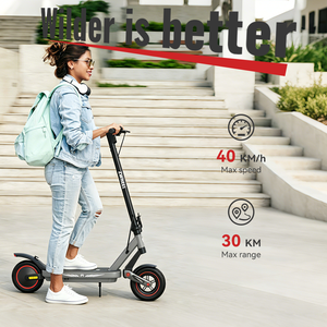 Scooter Eléctrico de Dos Ruedas E12PLUS con Marco de Aluminio, Llantas de 10 Pulgadas, Motor de 800W, Control por Aplicación, para Uso en Ciudad y Carretera - Product Image 5