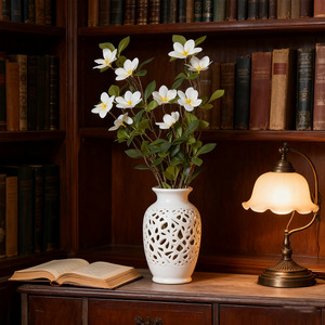 Bouquet de Gardenias Artificiels Dream Castle – Fleurs en Soie et Plastique pour Décoration Intérieure, Mariages, Hôtels et Accessoires Photo - Product Image 4