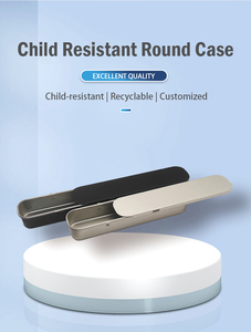 Boîte en métal vide avec couvercle coulissant, à l'épreuve des enfants, emballage résistant aux enfants, boîte en métal pour bonbons, menthes, pilules - Product Image 3