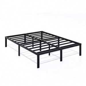 Warehouse Iron Durable Living Room Hotel Metal Platform Adjustable Customizable Modern Bedroom Furniture <b>Bed</b> Frame King Size - Product Image 1