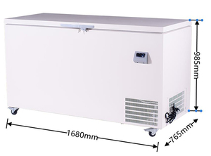 Congélateur commercial ultra basse température 420 L -65°C, congélateur de transfert médical pour produits aquatiques DW-65W470 basse température - Product Image 5