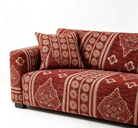 Tissu jacquard 100% polyester TengHui, textile d'ameublement, motifs chenille, prix d'usine au mètre pour sacs et coussins