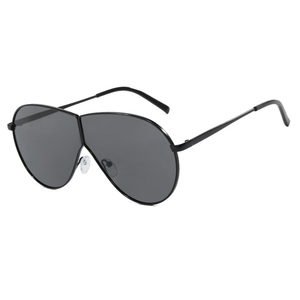 2025 Nuevo Marco grande de Metal una pieza Y2K piloto mujeres <span class=keywords><strong>gafas</strong></span> de sol moda hombres personalizados conducción montar Espejos a prueba de viento sombras - Product Image 6