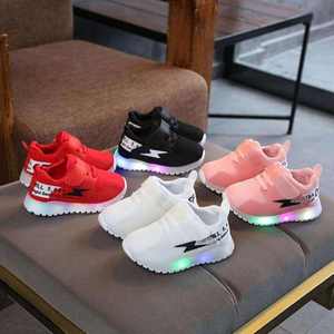 Zapatos Deportivos para Niños de Alta Calidad, Transpirables, Ligeros, para Correr y Caminar, con Luces LED, Casuales, para Exteriores - Product Image 1